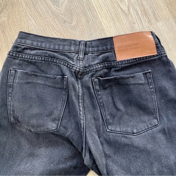 One Teaspoon black jeans / boyfriend style, size 27 - Picture 4 of 6